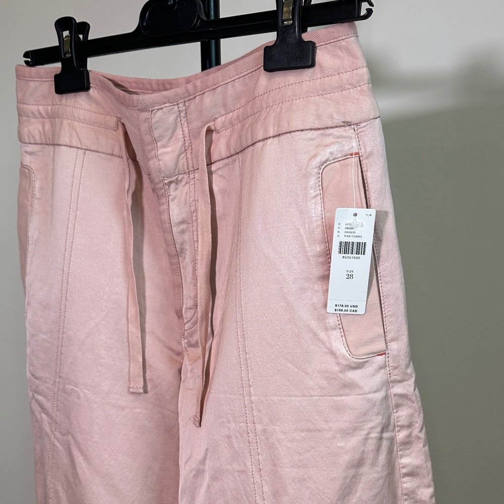 Anthropologie Blush Pink Cargo Pants. PILCRO - Picture 12 of 14